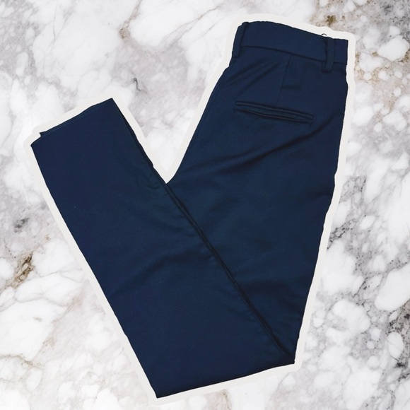 Valentino Vintage Black Virgin Wool Blend Pleat Front Trousers Size 00 - Picture 3 of 11